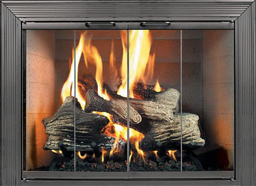 Fireplace Glass Doors :: Decor Series :: Thermo-Rite Decor Stock Masonry  Door 42