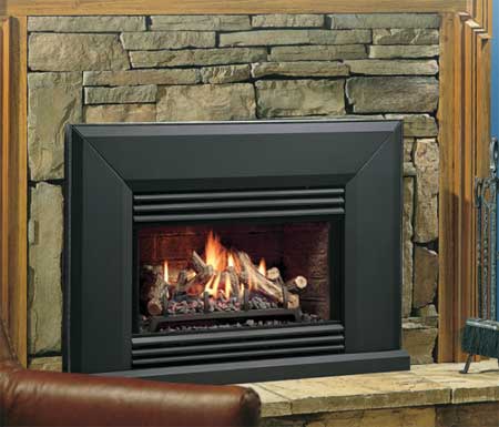 Kingsman Vented Fireplace Insert, Vented Natural Gas Fireplace Insert
