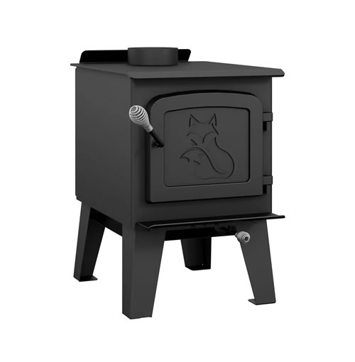 Stoves Wood Stoves Drolet Fox Small Wood Stove DB03186
