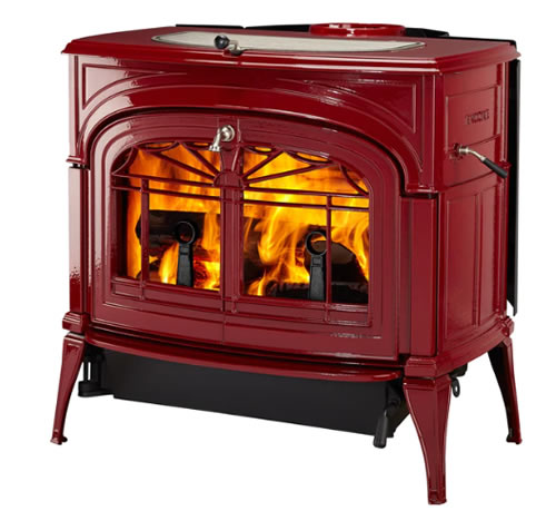Cozy Cabin Stove & Fireplace Shop - Cast Iron Steamer - Bordeaux Enamel  0000793