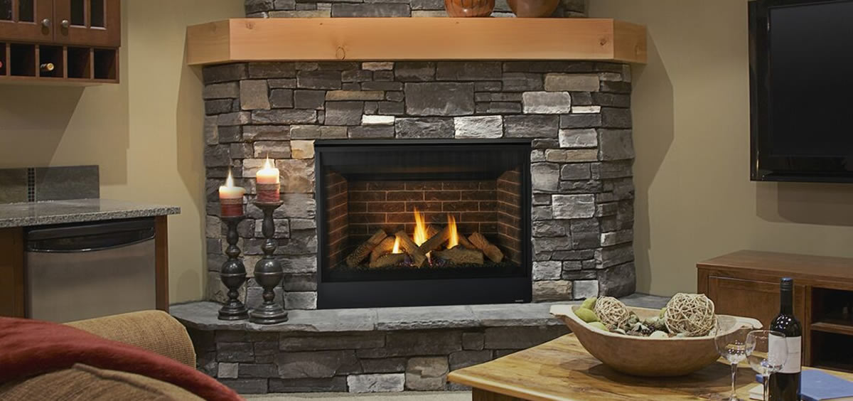 Majestic Quartz 42 Top/Rear Direct Vent Fireplace With Intellifire Touch Ignition