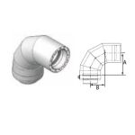 M&G DuraVent 10'' FasNSeal W2 90 Degree Double Wall Elbow - W2-9010 // W2-9010