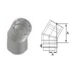 M&G DuraVent 10'' FasNSeal W2 30 Degree Double Wall Elbow - W2-3010 // W2-3010