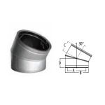 M&G DuraVent 10'' DuraTech 30 Degree Elbow - SS - 99166SS // 10DT-E30SS