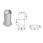 Security Chimneys 10'' Secure Temp ASHT Adjustable Insulated Attic Radiation Shield - 10ARSA