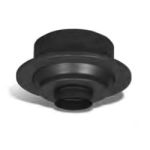 Security Chimneys 5'' Secure Temp ASHT Finishing Support W/Coupler With Removable Collar - 5SFCA