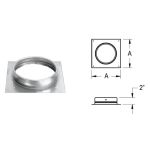 M&G DuraVent 6'' DuraLiner Flat Stove Connector (oval) - 4680-O // 6DLR-FCNO