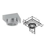 M&G DuraVent 7'' DuraTech Flat Ceiling Support Box - 9544 // 7DT-FCS
