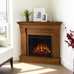 Real Flame Chateau Corner Electric Fireplace in Espresso - 5950E-E