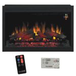 ClassicFlame 36'' Traditional Elegance Built-In Electric Builder Box with Fixed Glass - 36EB220-GRT