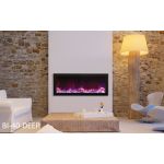 Amantii 40'' Deep Electric Built-in only with black steel surround - BI-40-DEEP
