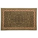 Napa Forge Textured Weave Eastly Leaf Hearth Rug - 19630