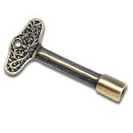 Napa Forge Victorian Gas Key - 5/16'' Fitting - Antique Brass - 19709