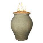 HomComfort 43,000 BTU Outdoor Gas Vase with Firestones - HCGV1