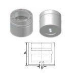 M&G DuraVent 14" FasNSeal W2 Double Wall Drain Fitting - W2-DF14