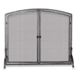 Uniflame Single Panel Olde World Iron Screen with Doors, Large