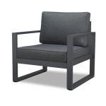 Real Flame Baltic Casual Chair Set in Gray - 9611-GRY