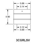 Metal-Fab Corr/Guard 3" Diameter Rinnai Adapter (304SS) - 3CGRLSV-C40