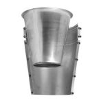 Metal-Fab Corr/Guard 16" Diameter Tapered Increaser 16" To 20" (304SS/Insulated) - 16FCSTI20-C41