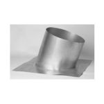 Metal-Fab Corr/Guard 6" Diameter Fixed Pitch Flashing 4-12 Pitch (304SS/Insulated) - 6FCSFPF4-C41