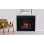 Superior 33" Electric Fireplaces, Radiant, Front View - ERT3033
