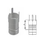 M&G DuraVent 3'' FasNSeal Slantfin Concept & New Yorker PVCG Series Termination Appliance Adapter - FSA-NYV3 // FSA-NYV3