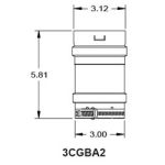 Metal-Fab Corr/Guard 3" D 3" Dual Gasket - 3CGBA2