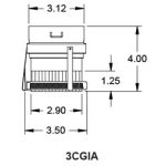 Metal-Fab Corr/Guard 3" D Inside Collar Adapter - Value - 3CGVIA