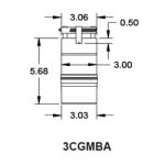 Metal-Fab Corr/Guard 3" D Metal-Fab To Burnham Adapter - Value - 3CGV