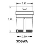 Metal-Fab Corr/Guard 3" D Weil-Mcclain Adapter - Value - 3CGVWA