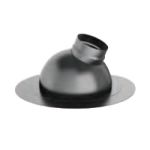 M&G DuraVent 4" PolyPro Adjustable Roof Flashing (Aluminum) - 4PPS-F5
