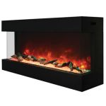 Amantii 50 3 Sided Glass Electric Fireplace Built-In Only - 50-TRU-VIEW-XL