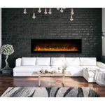 Remii 60 Basic Clean-Face Electric Built-In Fireplace - WM-60-B
