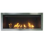 Sierra Flame 45 Outdoor Natural Gas Direct Vent Linear Gas Fireplace - TAHOE-45-NG
