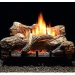 White Mountain Hearth 18" Flint Hill 5-Piece Ceramic Fiber Gas Log Set with Burner - SKU: VFDR18LBP