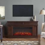 Real Flame Torrey Landscape Electric Fireplace in Dark Walnut - 4020E-DW