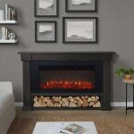 Real Flame Bristow Landscape Electric Fireplace in Weathered Wood - 4770E-WWD