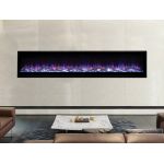 Superior 60" Electric Fireplaces, Radiant, Front View - ERL3060