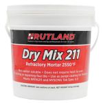 Rutland DRY MIX 211 Refractory Mortar - Tub - 10 lbs - 211