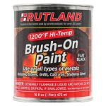 Rutland 1200 degrees F HI-TEMP PAINT (Brush On) - 16 fl oz - 81