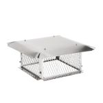 HY-C BigTop 17 x 17 Hinged Stainless Steel Multi-Flue Chimney Cap - 10 Height - BTH1717K-10W