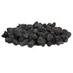 Firegear Black Lava Rock - 1 Cubic Foot Bag - FG-LAVA-40
