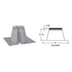 Metal-Fab Air-Cooled Temp/Guard 16 Diameter Tall Cone Flashing - 16ATGFT