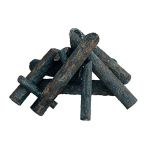 Firegear Pro Series Ironwood Steel Fire Pit Eleven (11) Piece Log Set - L-IW-MED