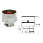 Selkirk 4 Ultimate Pellet Pipe Multi Fit Connector Increase/Appliance Adapter - 824055 - 4UPP-MFC