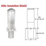 Selkirk 3 Ultimate Pellet Pipe Attic Insulation Shield - 823010 - 3UPP-AIS