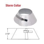 Selkirk 3 Ultimate Pellet Pipe Storm Collar - 823021 - 3UPP-SC