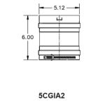 Metal-Fab Corr/Guard 5" D Dual Gasket - 5CGIA2