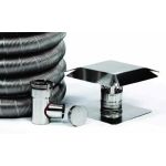 National Chimney 4 Inch Inside Diameter M-FLEX 35 Foot Pellet/Corn Liner Kit - SKU: CB435KITP