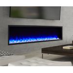 SimpliFire 78 Scion Clean Face Linear Electric Fireplace - SF-SC78-BK